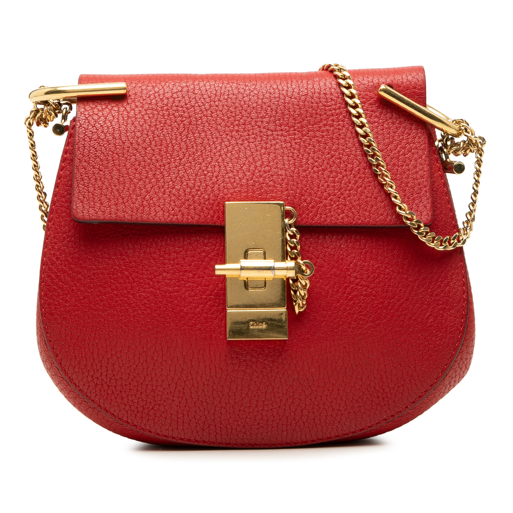 Pre-Loved Chloé Small Leather Drew Crossbody